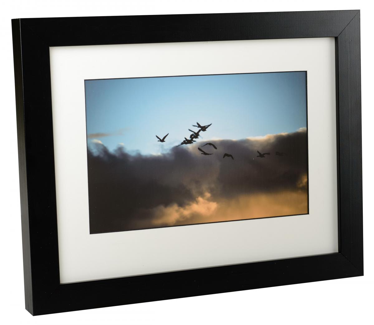 Galleri 1 Passe-partout Wit (Zwarte kern) 30x40 cm (19x29 cm)