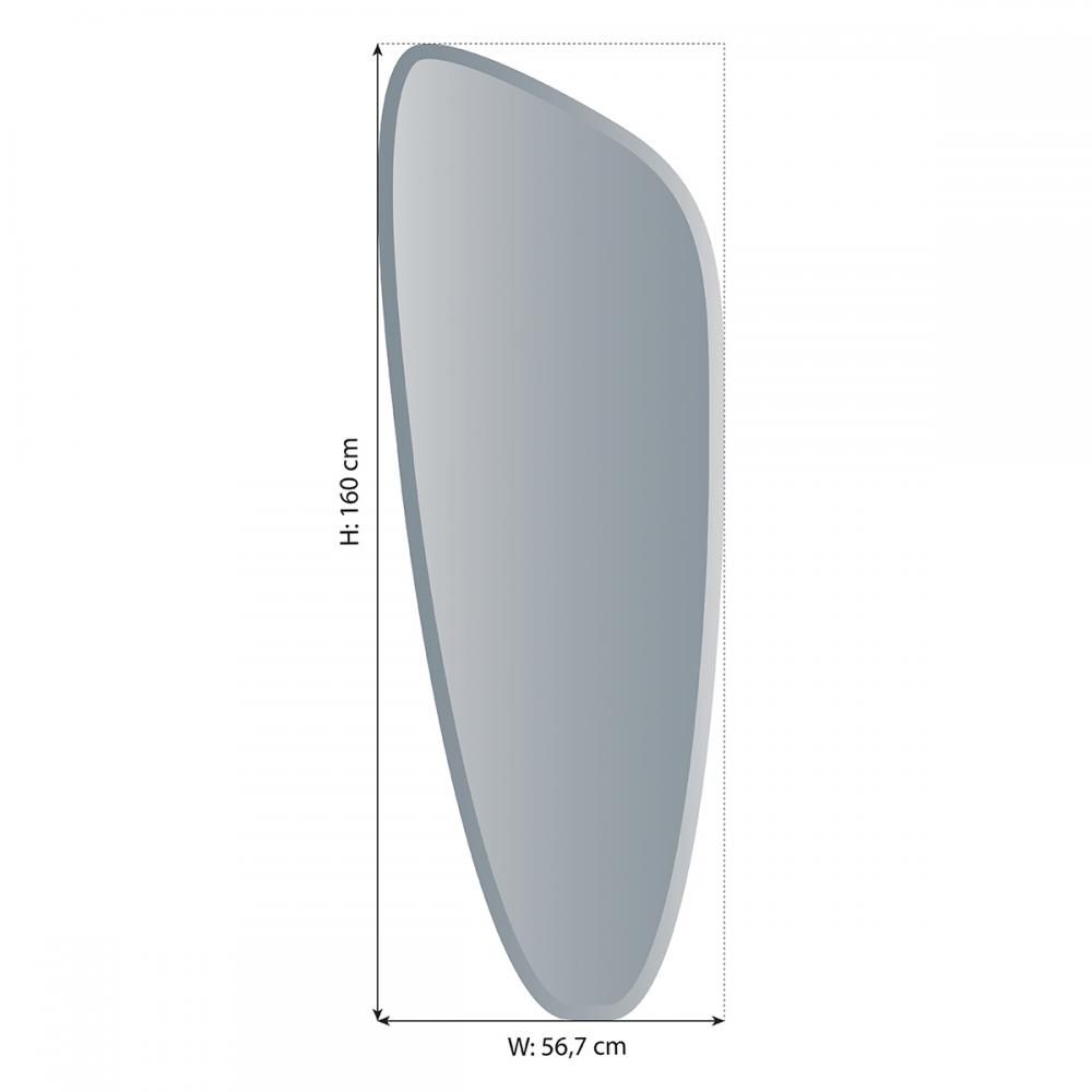 Incado Spiegel Prestige Warm Grey 160x57 cm