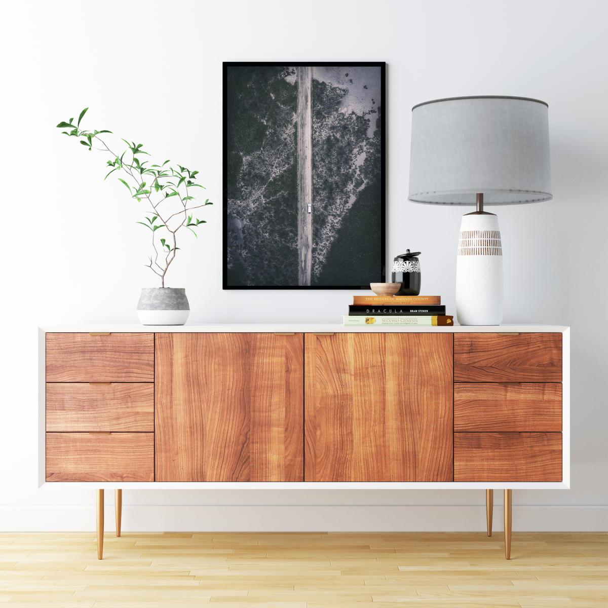 Galleri 1 Fotolijst Black Wood 70x90 cm