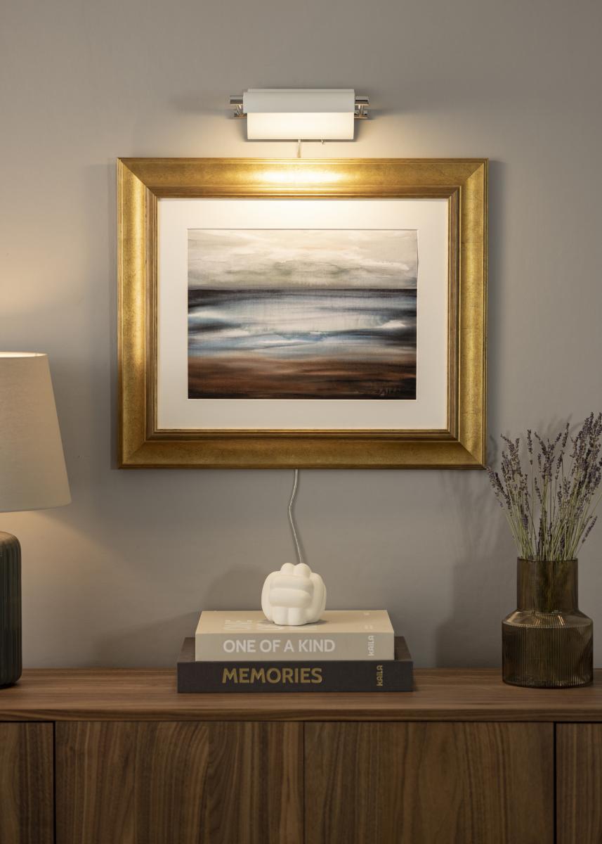 AH Belysning Åmål V787 LED voor lijstbreedte 40-60 cm schilderijverlichting - Wit