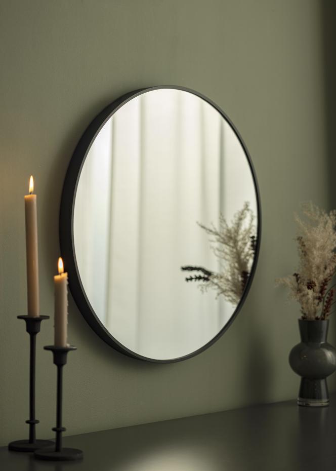 KAILA KAILA Round Mirror - Edge Black 60 cm 