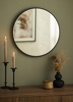 KAILA KAILA Round Mirror - Edge Black 50 cm 