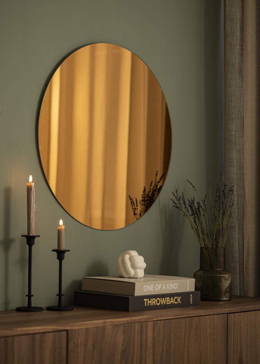 KAILA Spiegel Golden Bronze 70 cm Ø