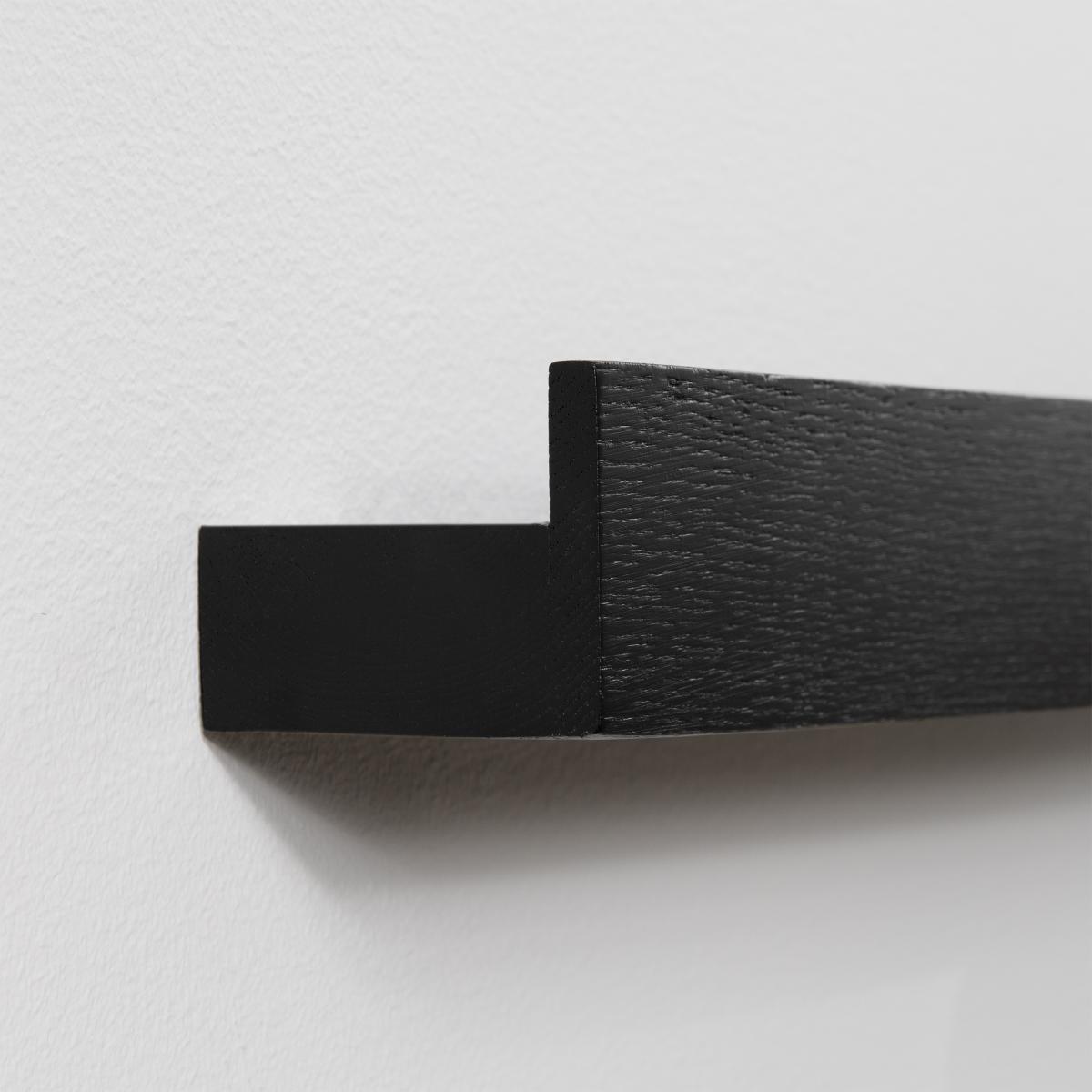 By Wirth Magnet Shelf Black Painted Oak 40 cm