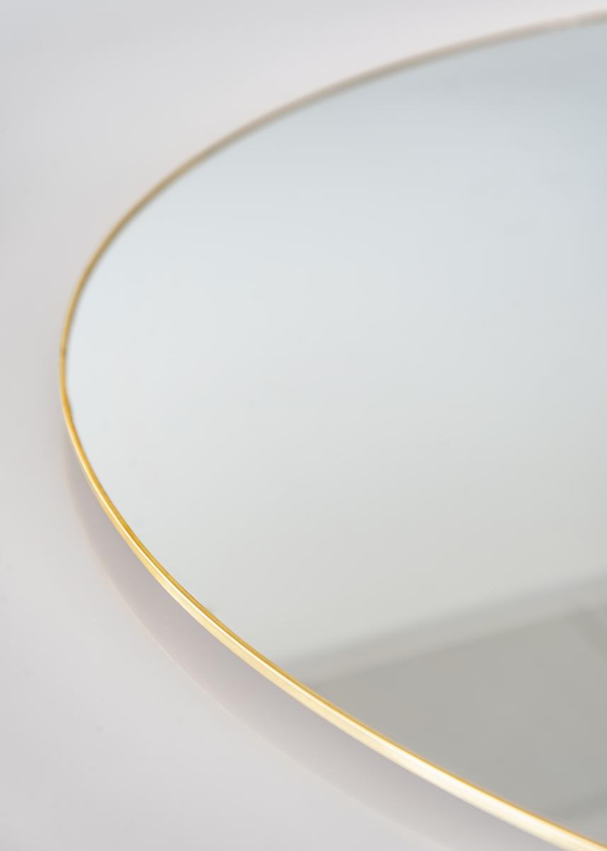 KAILA KAILA Round Mirror - Thin Brass 100 cm Ø