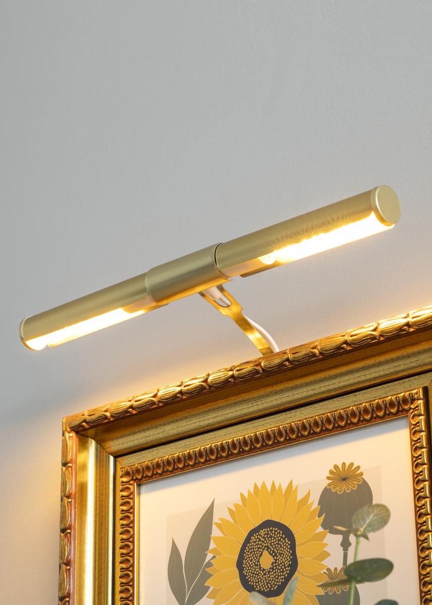 Eklunds metall Eklunds Art 2 voor lijstbreedte 60-100 cm schilderijverlichting - Messing