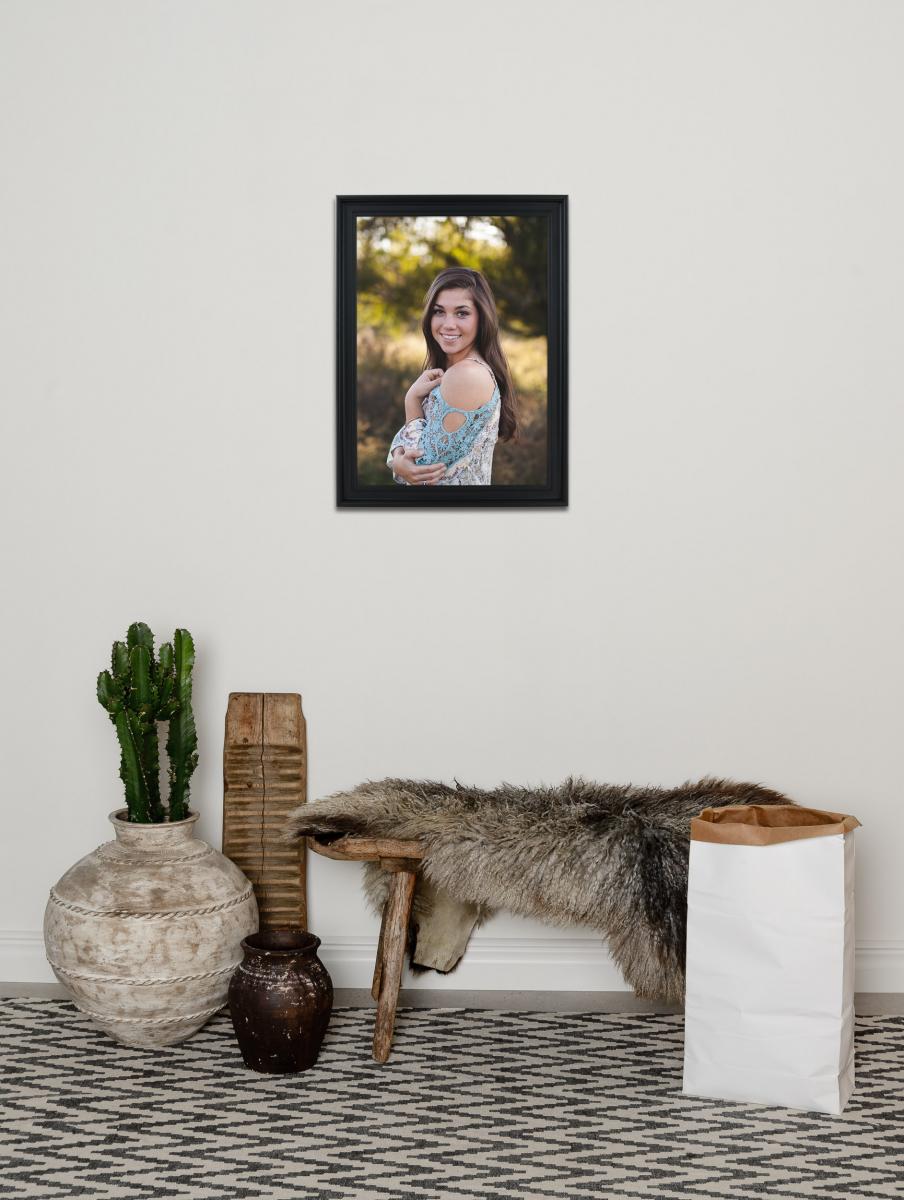 Galleri 1 Fotolijst Mora Premium Zwart 40x40 cm