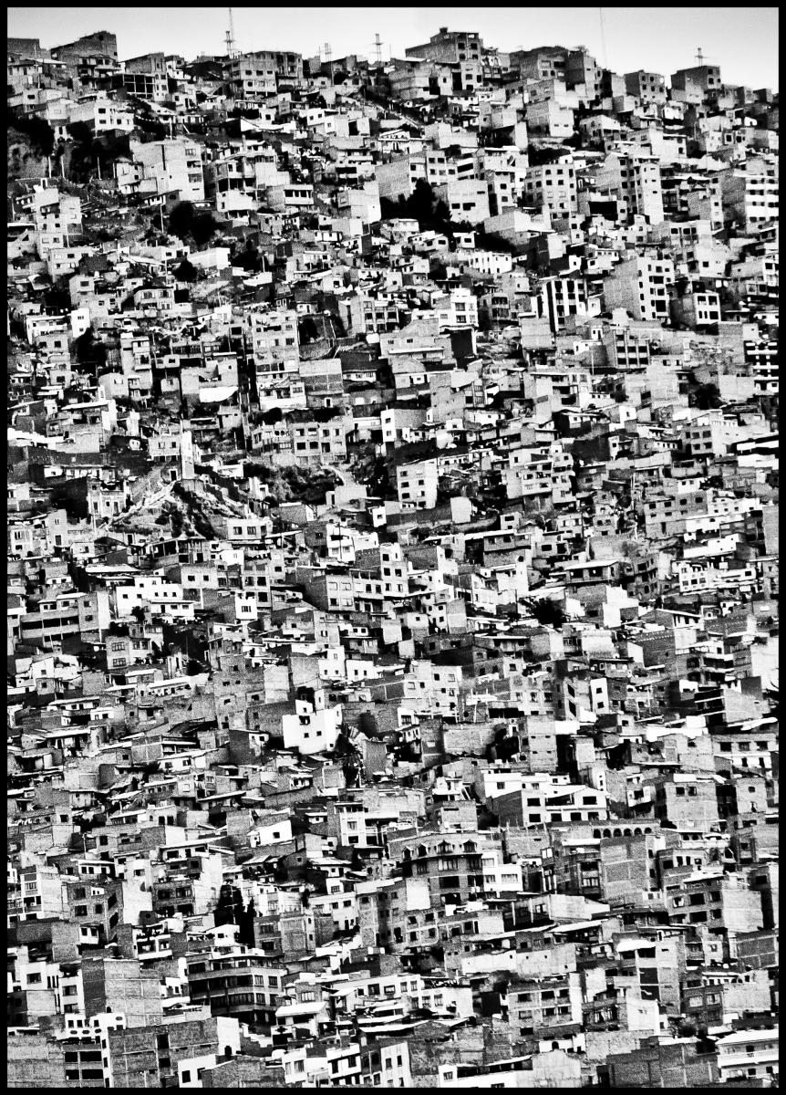 Bildverkstad Favela Village in El Alto La Paz Bolivia Poster