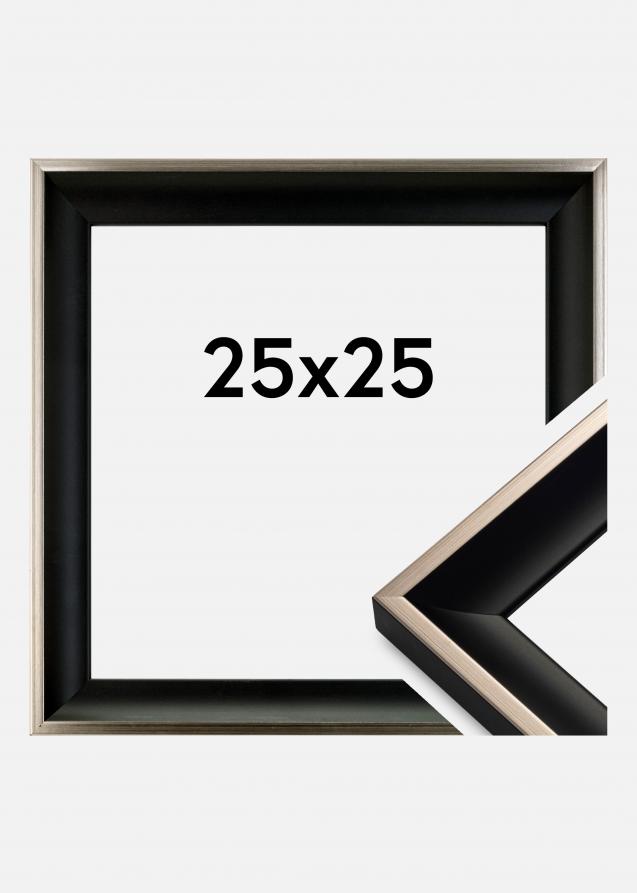 Galleri 1 Fotolijst Öjaren Acrylglas Zwart-Zilver 25x25 cm