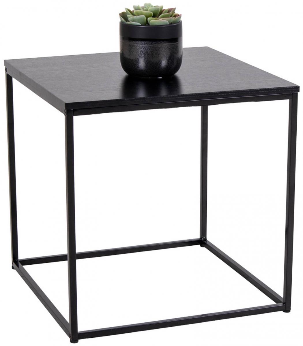House Nordic Bijzettafel Vita 45x45 cm - Zwart