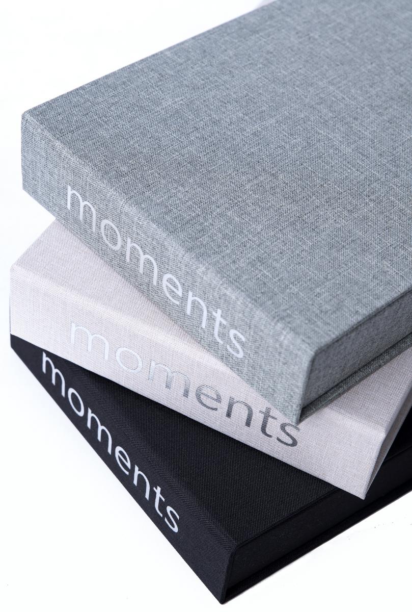 Focus Moments Grey (30 Zwarte zijden / 15 bladen)