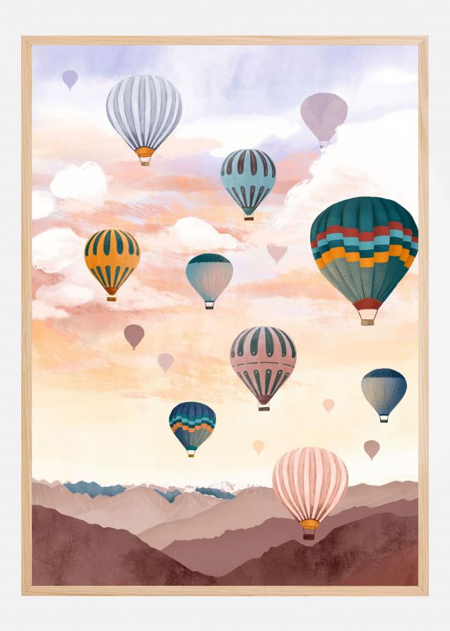 Bildverkstad Airballoon Sky Poster