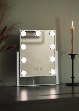 KAILA KAILA Make-up spiegel Hollywood 9 Wit 25x30 cm