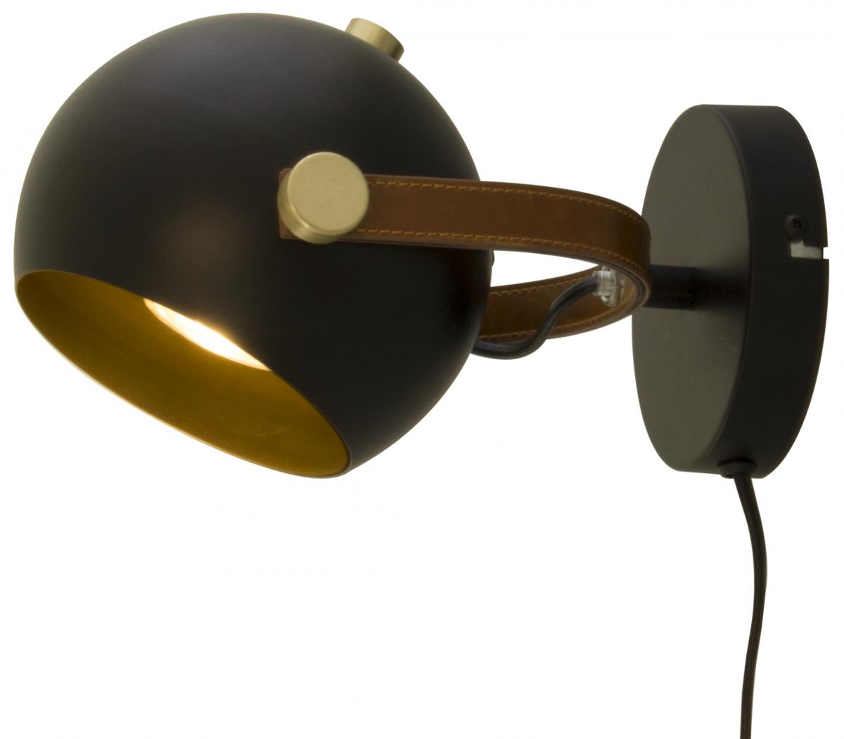 Aneta Belysning Wandlamp Bow - Zwart