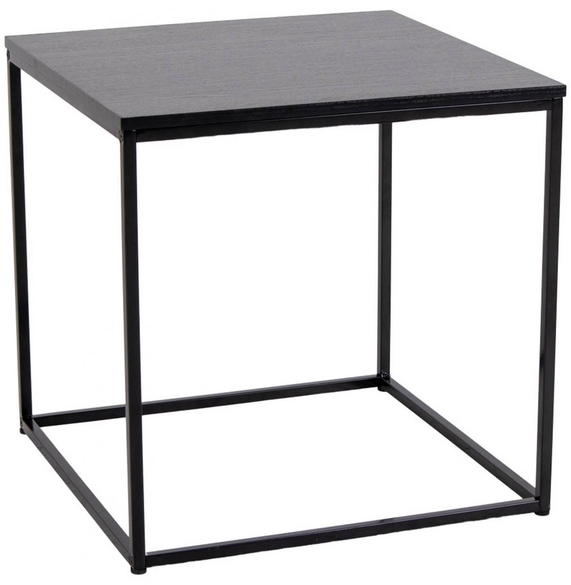 House Nordic Bijzettafel Vita 45x45 cm - Zwart