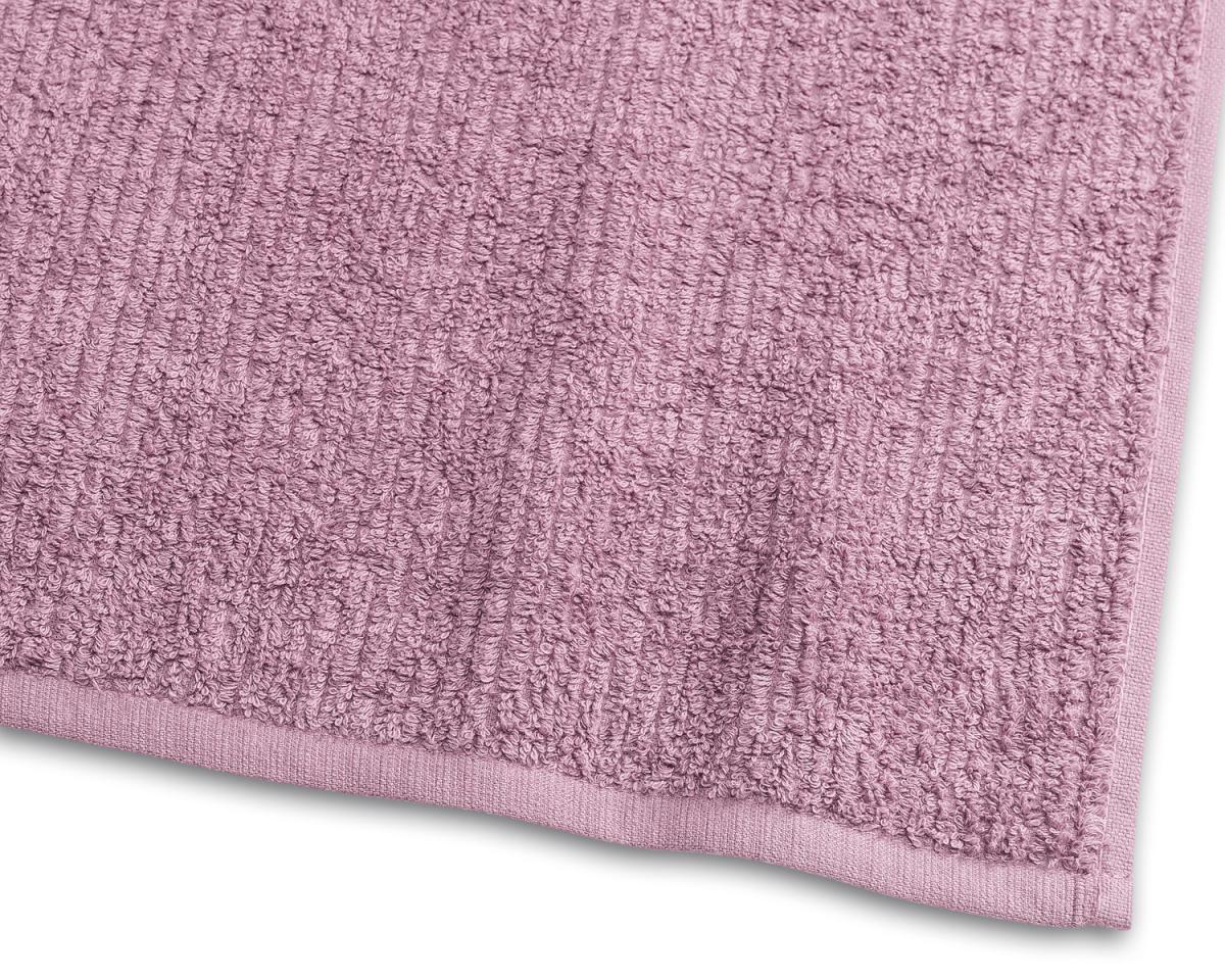 Borganäs of Sweden Gastendoek Stripe Badstof - Nieuw Roze 30x50 cm