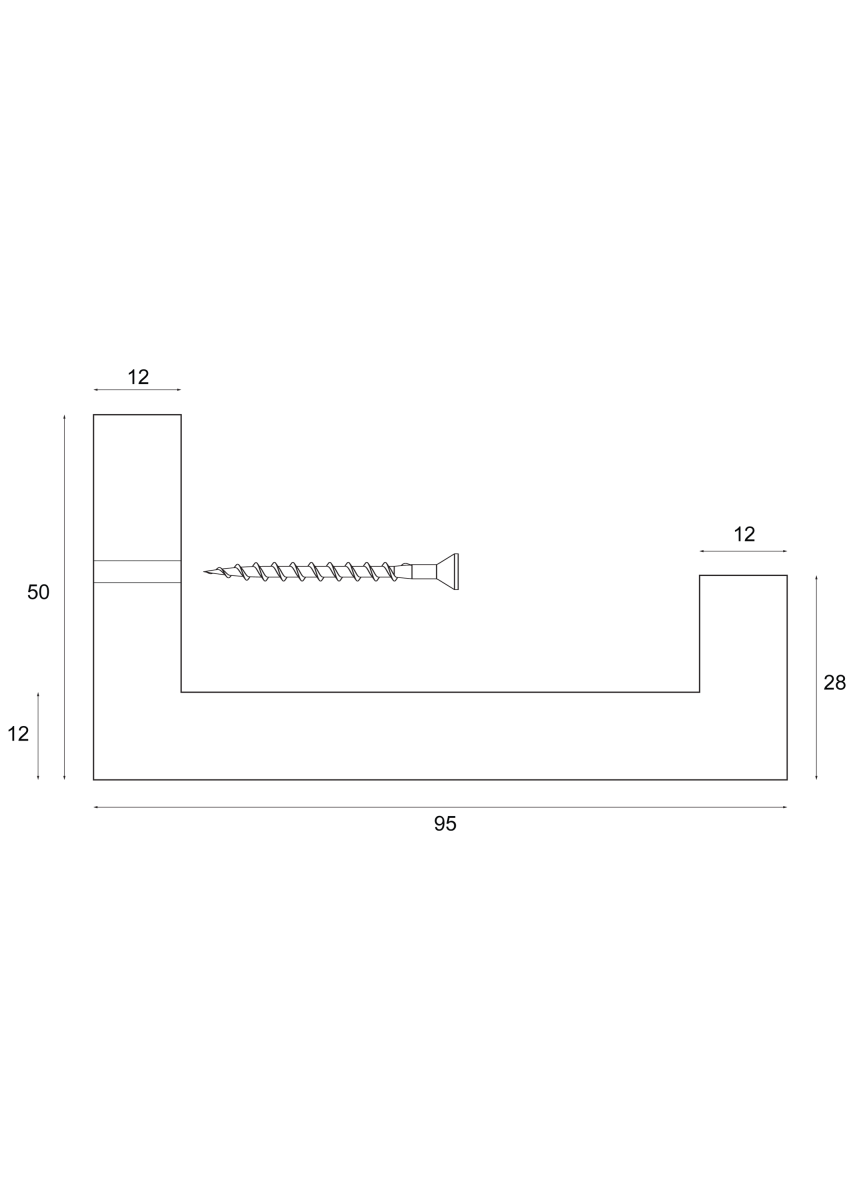 Artlink Fotoplank Zwart 70 cm