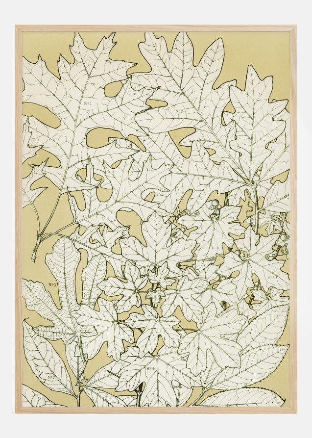Bildverkstad Abstract Leaf Poster