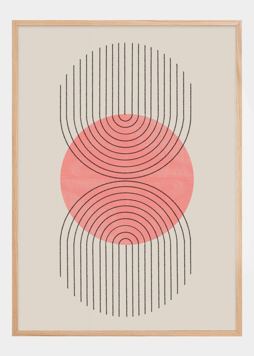 Bildverkstad Perfect Point Peach Poster