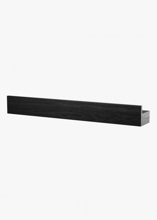 By Wirth Magnet Shelf Black Painted Oak 40 cm