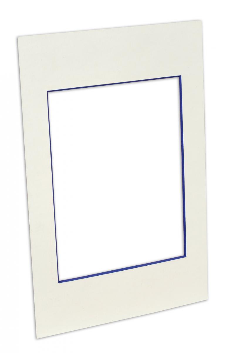 Passepartouter Mttbestllda Passe-partout Wit (Paarse kern) - Op maat gemaakt