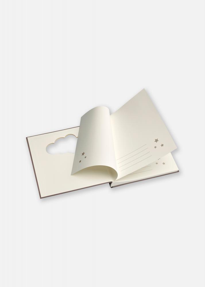 Walther Magical Babyalbum Grijs - 25,7x29,2 cm (50 Witte zijden / 25 bladen)