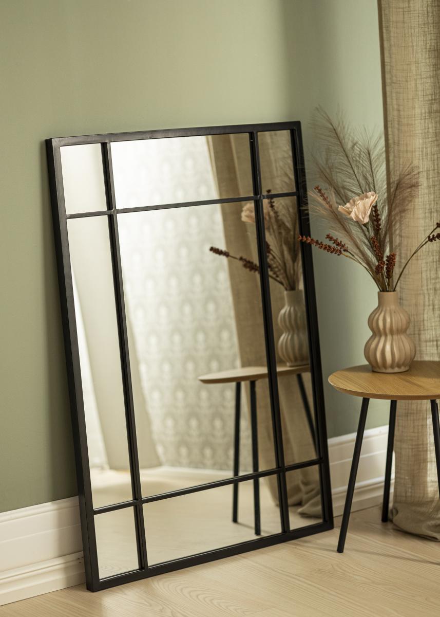 ID Factory Spiegel Window Zwart 70x100 cm