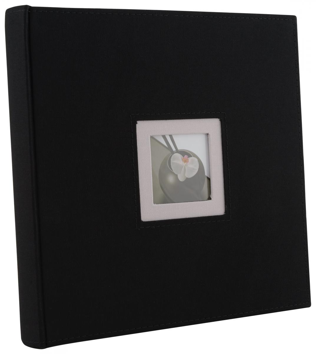 Walther Black & White Album Zwart - 26x25 cm (50 Zwarte zijden / 25 bladen)