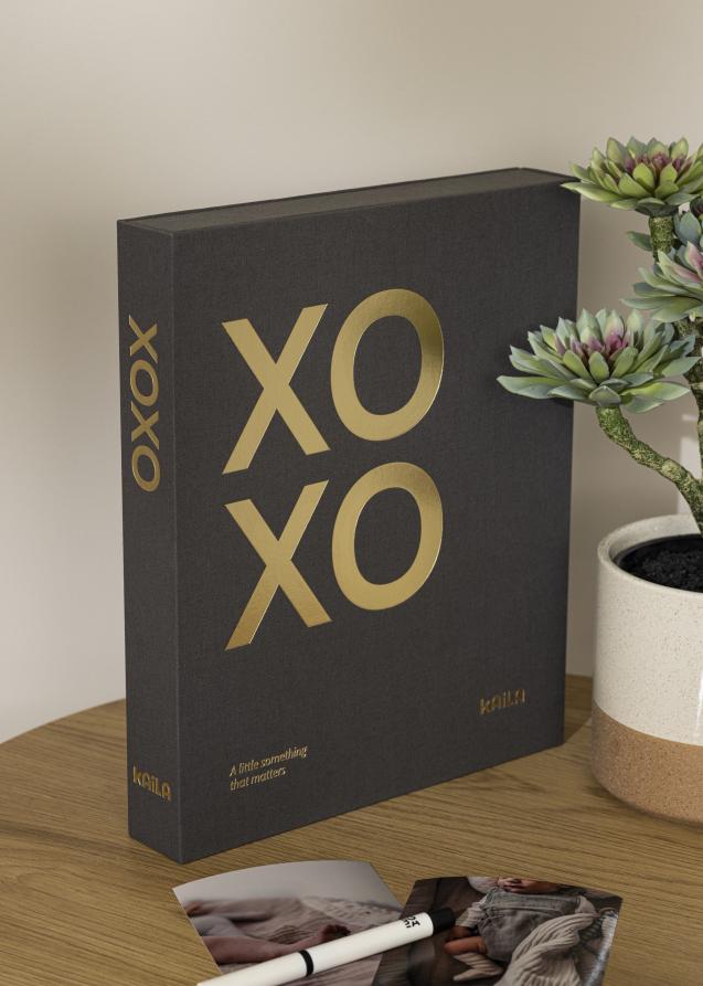 KAILA KAILA XOXO Black - Coffee Table Photo Album (60 Zwarte zijden)