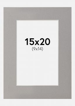 Galleri 1 Passe-partout Grijs 15x20 cm (9x14)