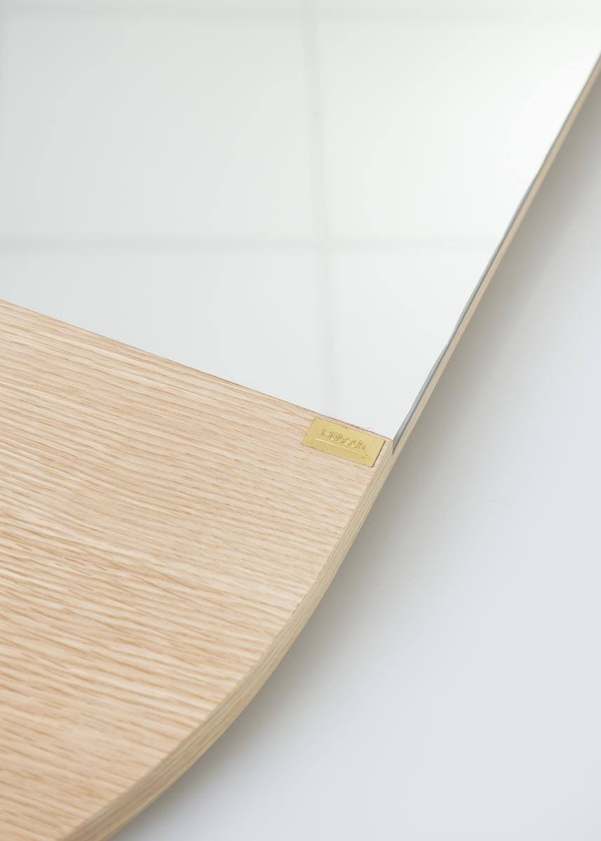 Hübsch Spiegel Oval Eikenhout 50x100 cm