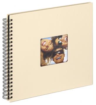 Walther Fun Spiraalalbum Crme - 30x30 cm (50 Zwarte zijden / 25 bladen)
