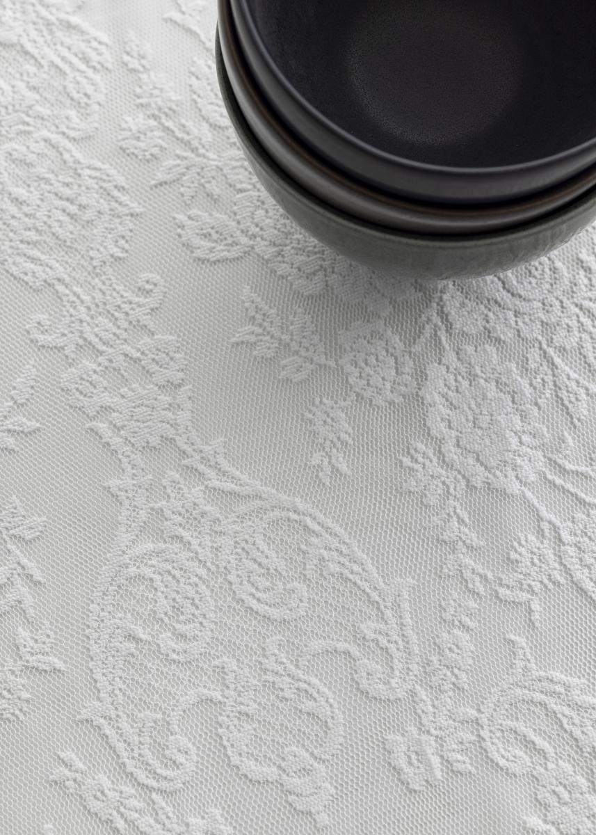 Fondaco Tafelkleed Rozenna - Wit 140x250 cm