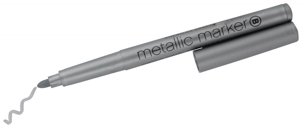 American Crafts Metallic pen - Zilver