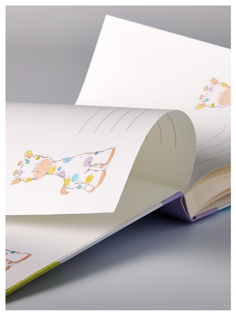 Walther Kima Babyalbum - 28x30,5 cm (50 Witte pagina's / 25 bladen)