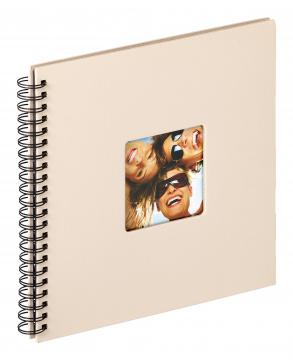 Walther Fun Spiraalalbum Zand - 30x30 cm (50 Zwarte zijden / 25 bladen)