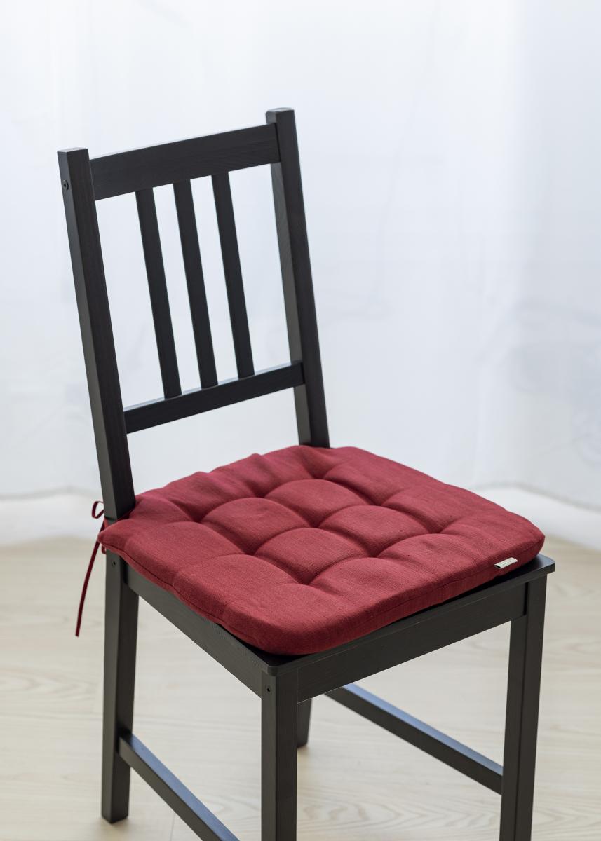 Svanefors Stoelkussen Elsa - Rood 42x41x3 cm
