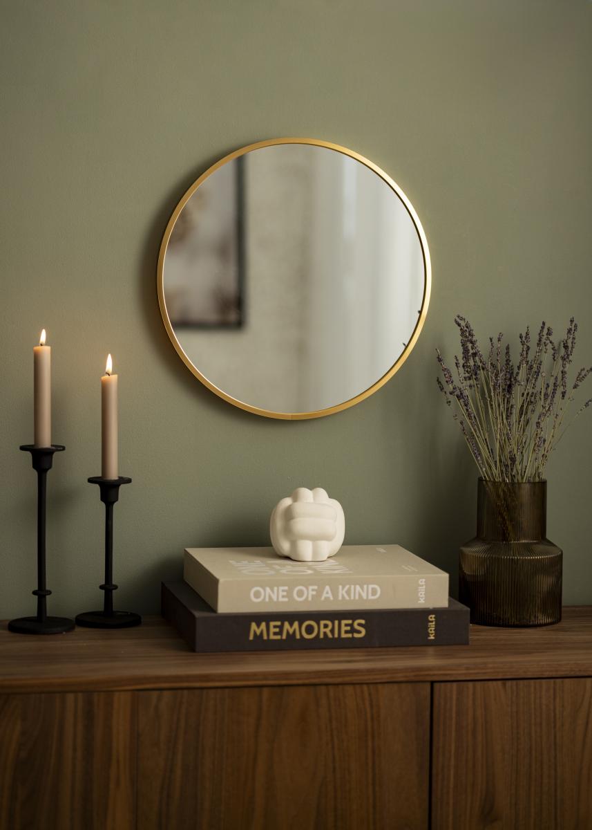 KAILA KAILA Round Mirror - Edge Gold 40 cm Ø