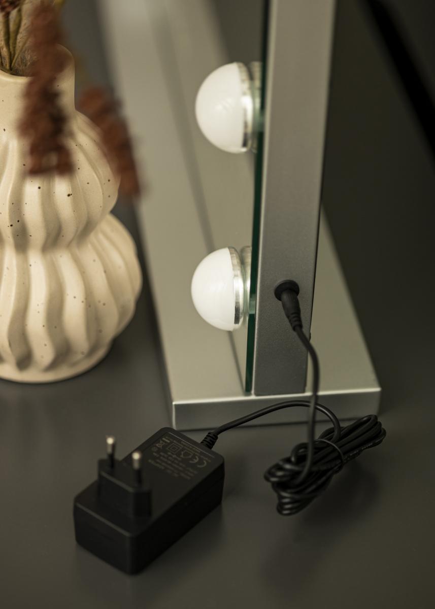 KAILA KAILA Make-up spiegel Base LED 14 Zilver 65x56 cm