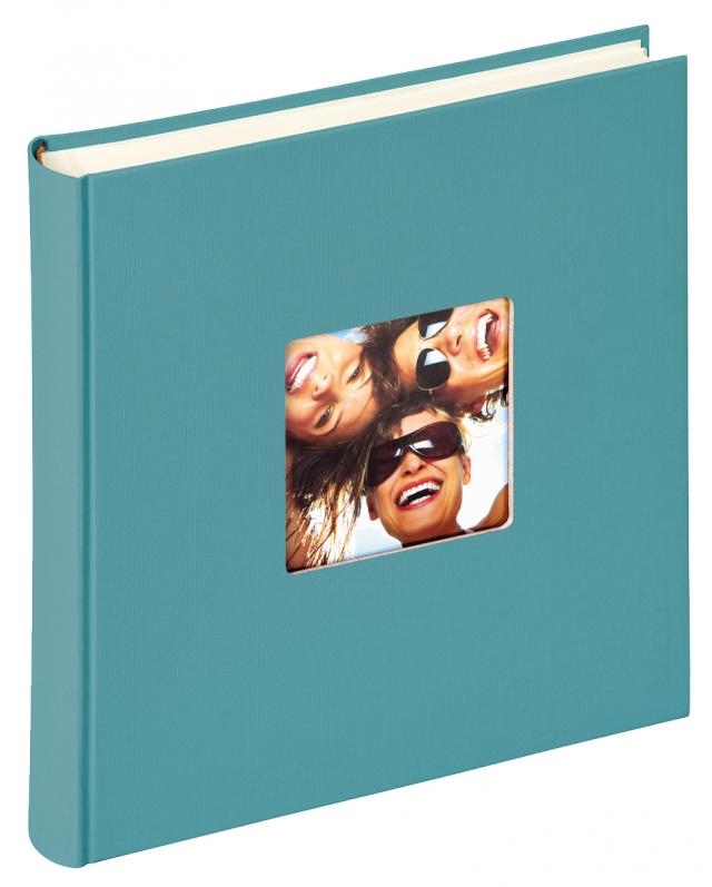 Walther Fun Album Turquoise - 30x30 cm (100 Witte zijden / 50 bladen)