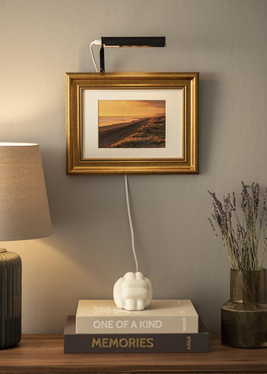 Eklunds metall Eklunds Art 1 voor lijstbreedte 17-40 cm schilderijverlichting - Zwart
