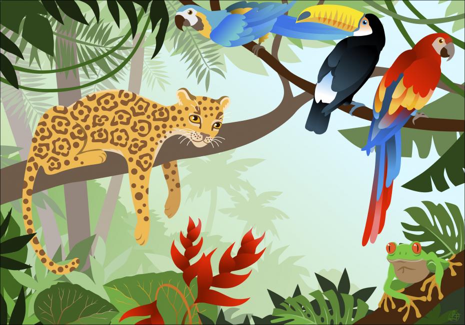 Bildverkstad Jungle Animals