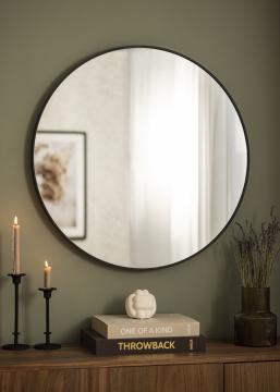 KAILA KAILA Round Mirror - Edge Black 80 cm 