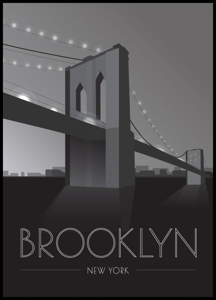 Bildverkstad Brooklyn Bridge Poster