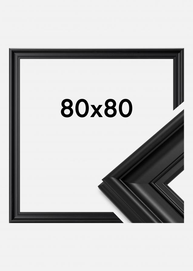 Galleri 1 Fotolijst Mora Premium Acrylglas Zwart 80x80 cm