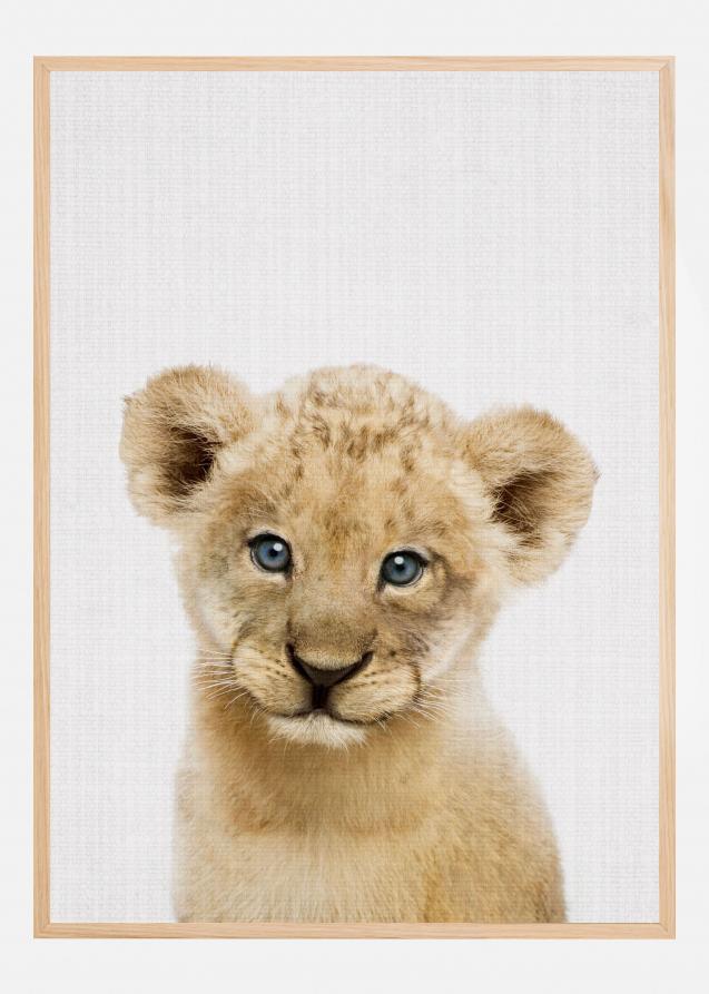 Bildverkstad Peekaboo Baby Lion Poster