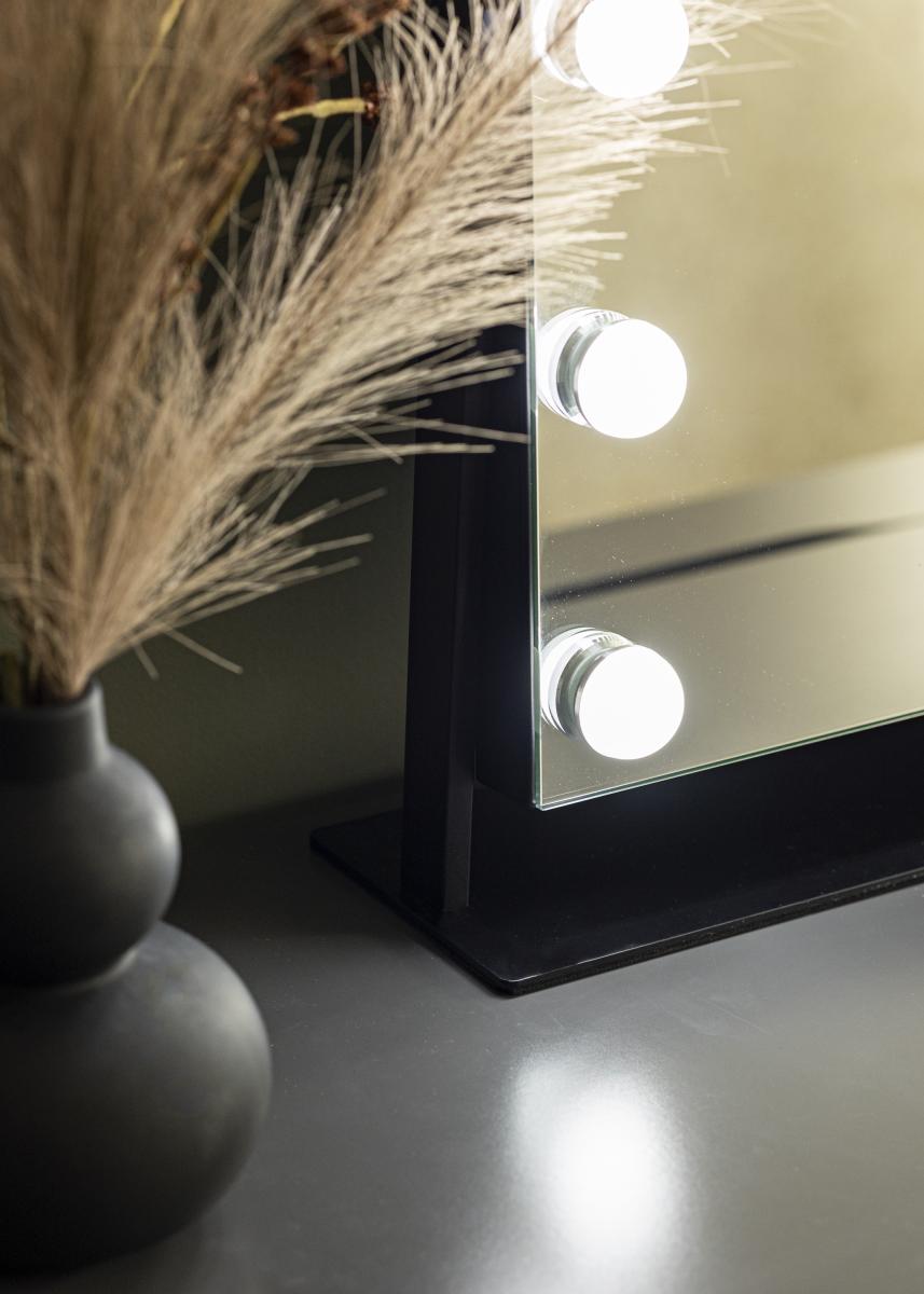 KAILA KAILA Make-up spiegel Soft Corner LED Zwart 60x52 cm