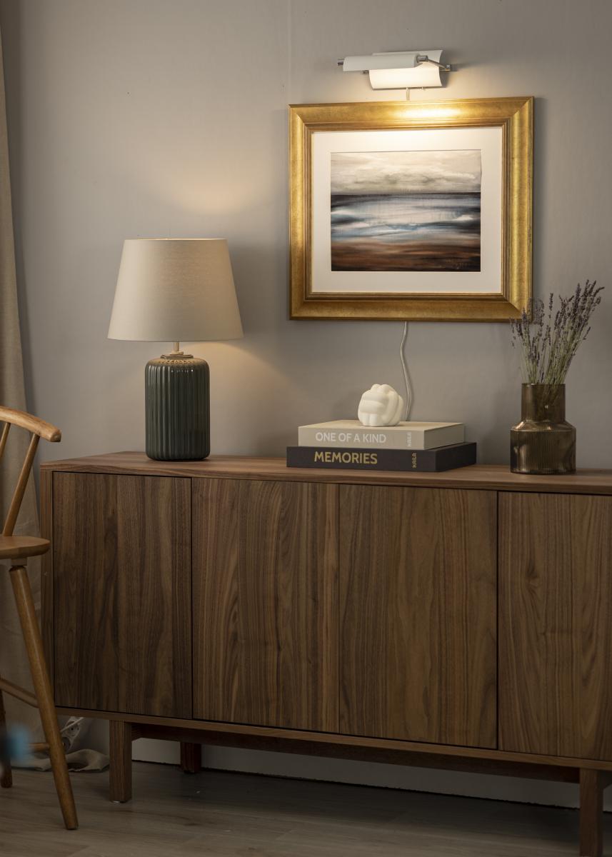 AH Belysning Åmål V787 LED voor lijstbreedte 40-60 cm schilderijverlichting - Wit