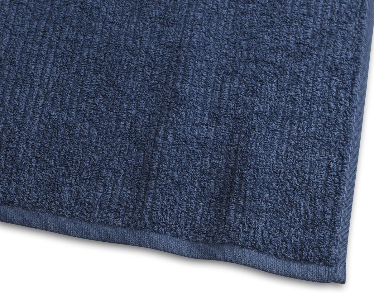 Används ej Gastendoek Stripe Badstof - Marine blauw 30x50 cm