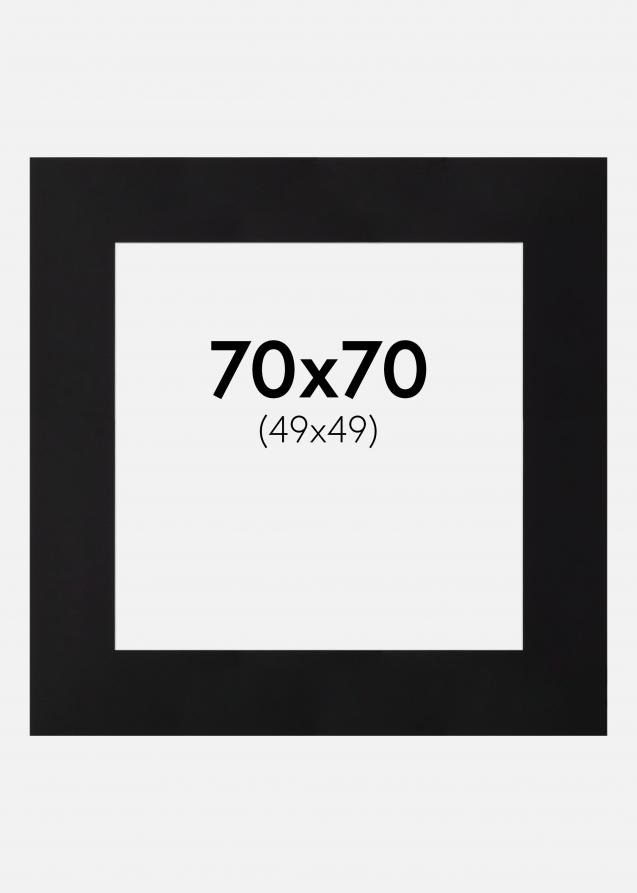 Galleri 1 Passe-partout XL Zwart Witte Kern) 70x70 cm (49x49)